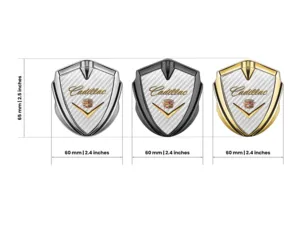 Cadillac Emblem Fender Abzeichen Moderner Stil Universell